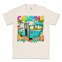 Natural camping is my happy place Classic Tee - texasbilliewilder