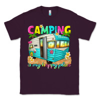Plum camping is my happy place Classic Tee - texasbilliewilder