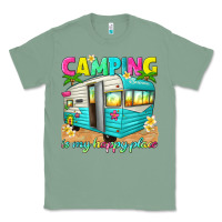 Sage camping is my happy place Classic Tee - texasbilliewilder