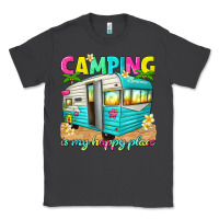 Smoke camping is my happy place Classic Tee - texasbilliewilder