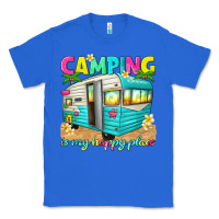 True Royal camping is my happy place Classic Tee - texasbilliewilder