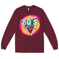Burgundy 80's mom Long Sleeve Tee - Zillion Design Studio