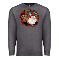 Charcoal Heather texas santa wood slice ornament Premium Sweatshirt - JahusDesignShop