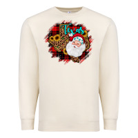 Sandshell texas santa wood slice ornament Premium Sweatshirt - JahusDesignShop