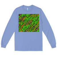 Colony Blue Distressed Shamrock And Leopard Long Sleeve Tee - RanaPortraitStore