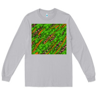 Moon Dust Distressed Shamrock And Leopard Long Sleeve Tee - RanaPortraitStore