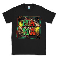 Black softball mama with leopard Classic Tee - Zillion Design Studio