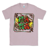 Lilac softball mama with leopard Classic Tee - Zillion Design Studio