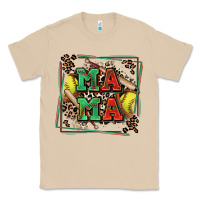 Mushroom softball mama with leopard Classic Tee - Zillion Design Studio