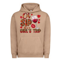 Pigment Burro oh sip its a girls trip Urban Hoodie - NancyCooperArtShop