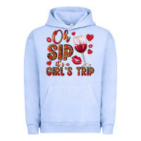Pigment Grape Ice oh sip its a girls trip Urban Hoodie - NancyCooperArtShop