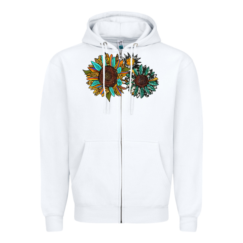Western Sunflowers Zipper Hoodie by RanaPortraitStore | Teevron