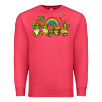 Cardinal st patricks gnomes with rainbow Premium Sweatshirt - AdoDesignShop