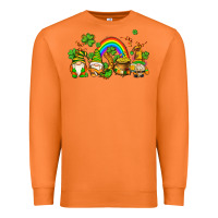 Carrot st patricks gnomes with rainbow Premium Sweatshirt - AdoDesignShop