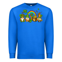 True Royal st patricks gnomes with rainbow Premium Sweatshirt - AdoDesignShop