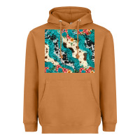 Meerkat turquoise glitter cowhide Heavyweight Hoodie - JahusDesignShop