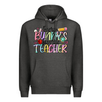 Charcoal Heather every bunnys favorite teacher Premium Hoodie - MaliasSmallBusiness