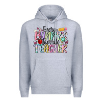 Heather Grey every bunnys favorite teacher Premium Hoodie - MaliasSmallBusiness