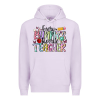 Lilac every bunnys favorite teacher Premium Hoodie - MaliasSmallBusiness