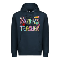 Navy every bunnys favorite teacher Premium Hoodie - MaliasSmallBusiness