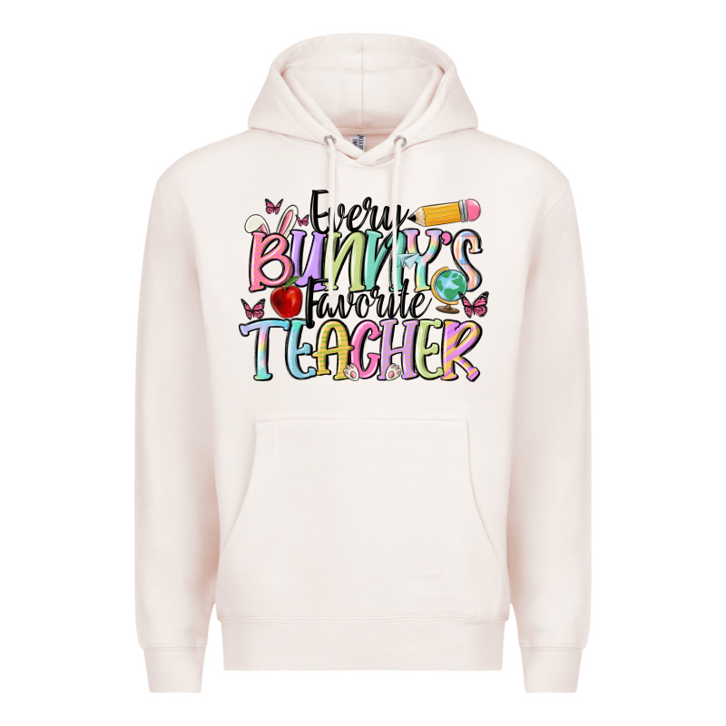 Every Bunnys Favorite Teacher Premium Hoodie by MaliasSmallBusiness | Teevron