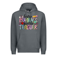 Rock every bunnys favorite teacher Premium Hoodie - MaliasSmallBusiness
