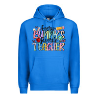 True Royal every bunnys favorite teacher Premium Hoodie - MaliasSmallBusiness