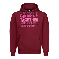 Together We Fight Zipper Hoodie | Teevron