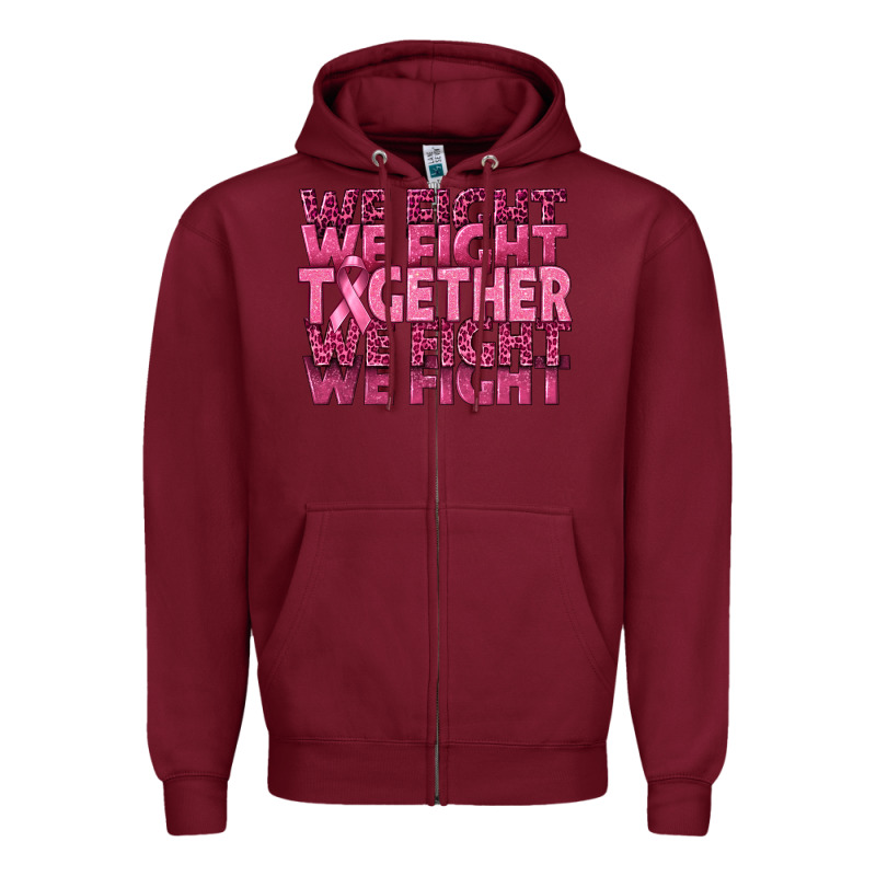 Together We Fight Zipper Hoodie by texasbilliewilder | Teevron
