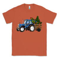 Copper Christmas farm tractor Classic Tee - RanaPortraitStore