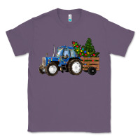 Lavender Christmas farm tractor Classic Tee - RanaPortraitStore