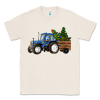 Natural Christmas farm tractor Classic Tee - RanaPortraitStore