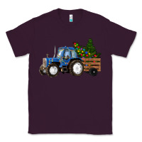 Plum Christmas farm tractor Classic Tee - RanaPortraitStore
