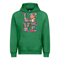 Emerald love little cute cow Urban Hoodie - NancyCooperArtShop