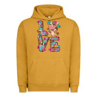 Pigment Peanut Butter love little cute cow Urban Hoodie - NancyCooperArtShop