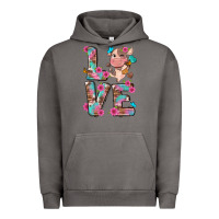 Pigment Tornado love little cute cow Urban Hoodie - NancyCooperArtShop