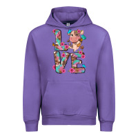 Tulip love little cute cow Urban Hoodie - NancyCooperArtShop