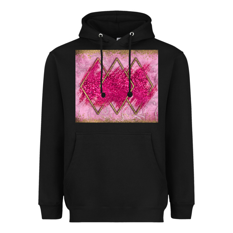 Pink Glitter Heavyweight Hoodie by JahusDesignShop | Teevron