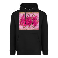 Black pink glitter Heavyweight Hoodie - JahusDesignShop