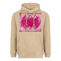 Mushroom pink glitter Heavyweight Hoodie - JahusDesignShop