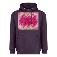 Plum pink glitter Heavyweight Hoodie - JahusDesignShop