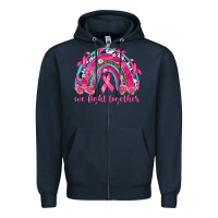 Navy We Fight Together Rainbow Zipper Hoodie - texasbilliewilder