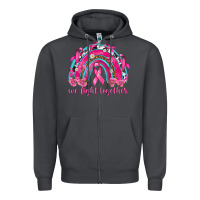 Smoke We Fight Together Rainbow Zipper Hoodie - texasbilliewilder