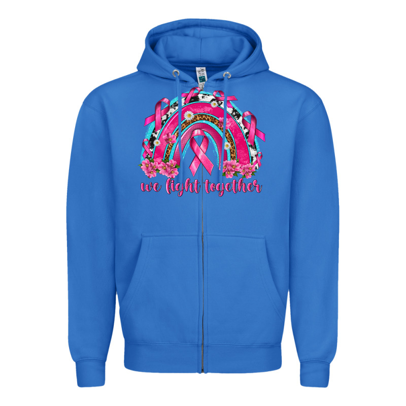 We Fight Together Rainbow Zipper Hoodie by texasbilliewilder | Teevron