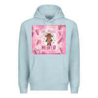 Blue Mist one boujee heifer Premium Hoodie - MaliasSmallBusiness