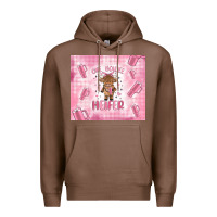 Chestnut one boujee heifer Premium Hoodie - MaliasSmallBusiness