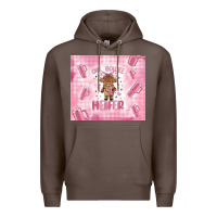 Coffee one boujee heifer Premium Hoodie - MaliasSmallBusiness