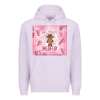 Lilac one boujee heifer Premium Hoodie - MaliasSmallBusiness
