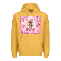 Mustard one boujee heifer Premium Hoodie - MaliasSmallBusiness