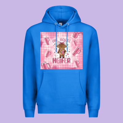 One Boujee Heifer Premium Hoodie Designed By Maliassmallbusiness